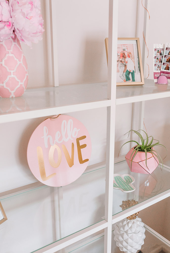 Modern Bohemian Chic Pink Home Office Reveal