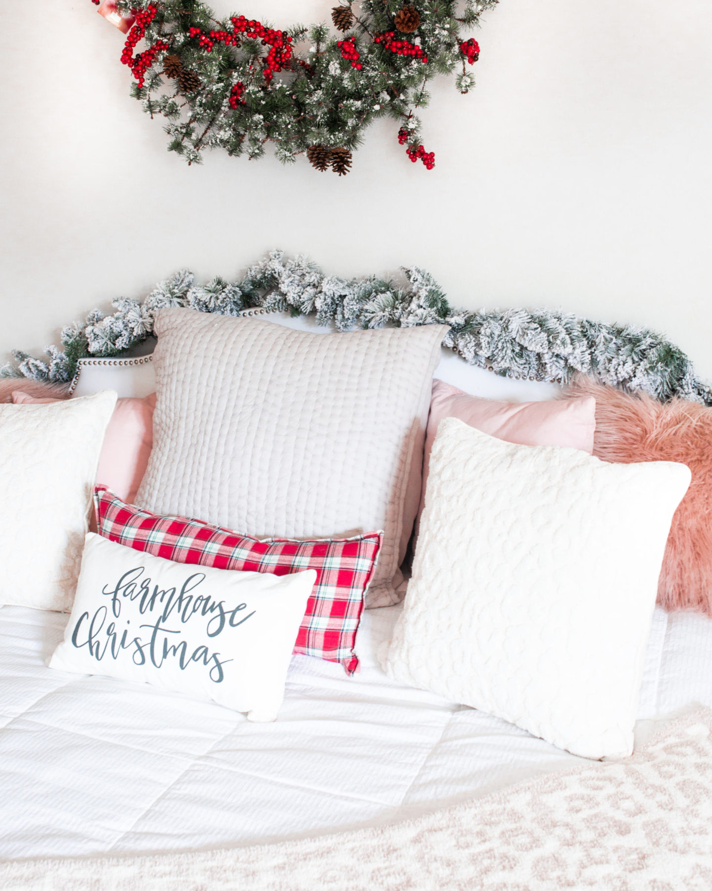 Our Farmhouse Christmas Bedroom | Love Jen Marie