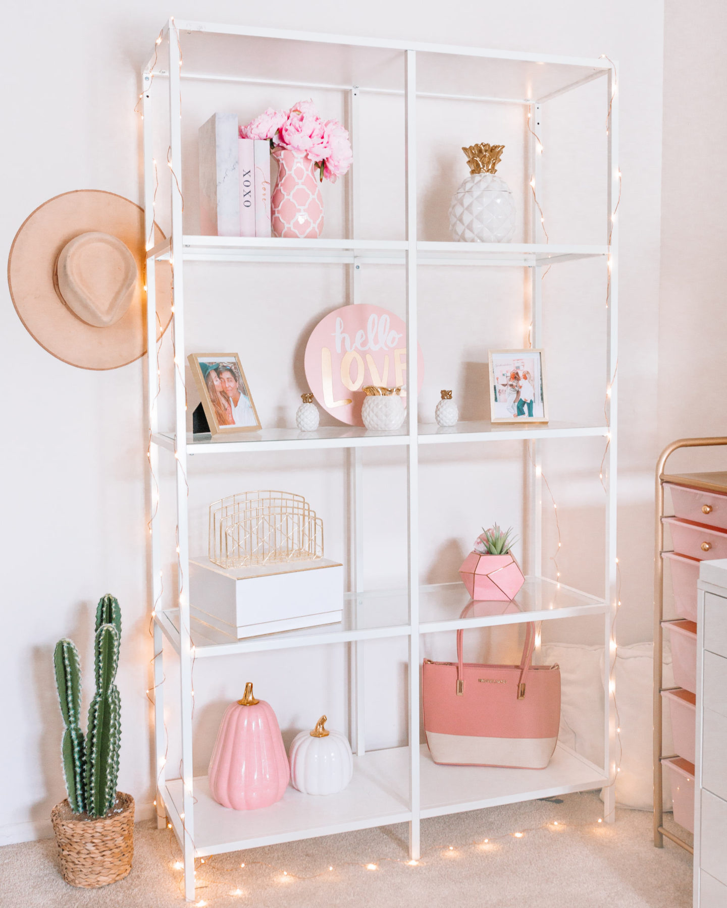 Modern Bohemian Chic Pink Home Office Reveal