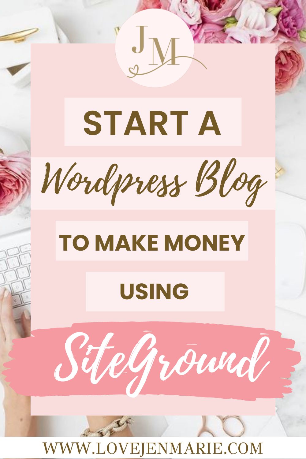 How to Start a Money Making Blog Using Siteground. How to self host your own blog, start a wordpress blog, how to make money online, wordpress for beginners, start a blog to make money 